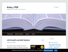 Tablet Screenshot of knihy-pdf.cz